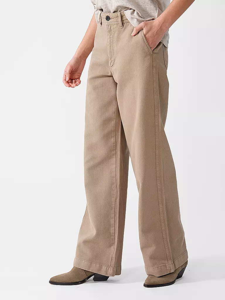 ECOALF | Jeans Wide Leg VALLSALF | beige