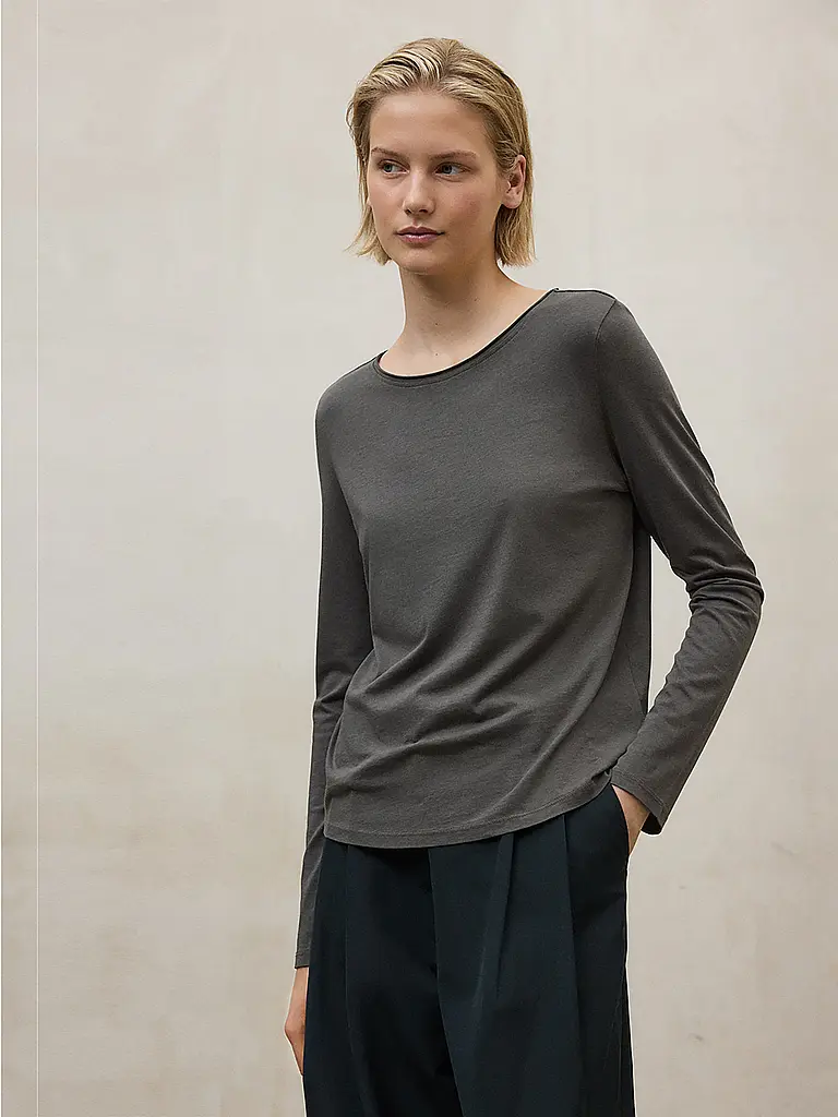 ECOALF | Langarmshirt CALE  | grau