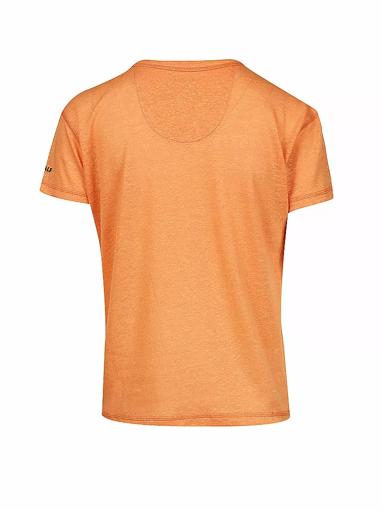 ECOALF | Leinen T-Shirt "Mount" | orange