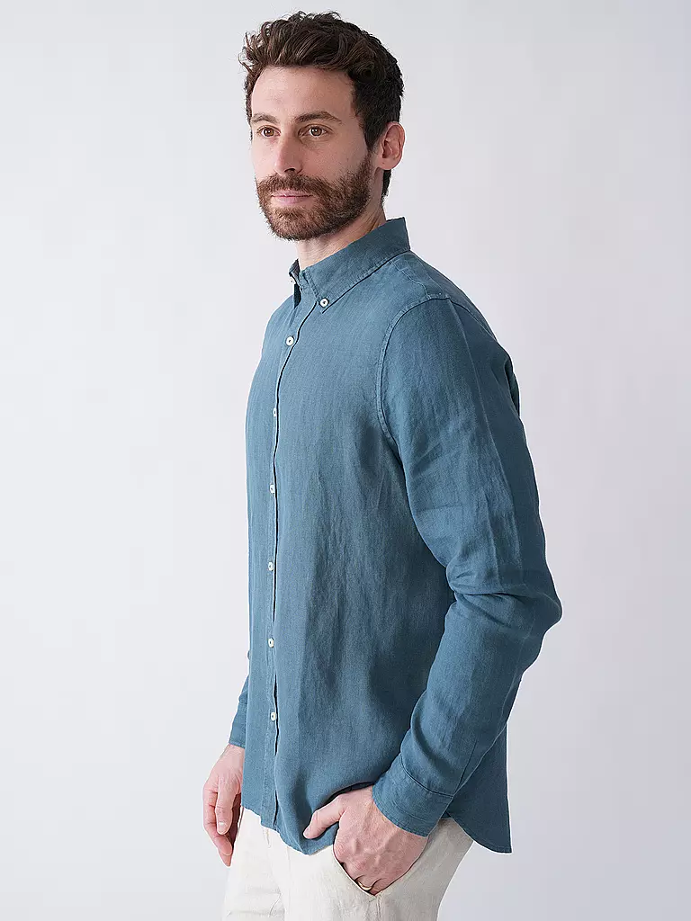 ECOALF | Leinenhemd MALIBUALF | blau