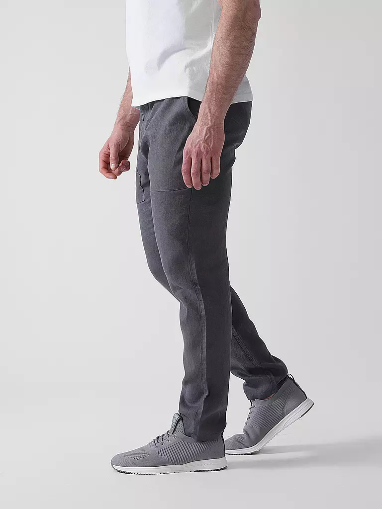 ECOALF | Leinenhose ETHICALF | grau