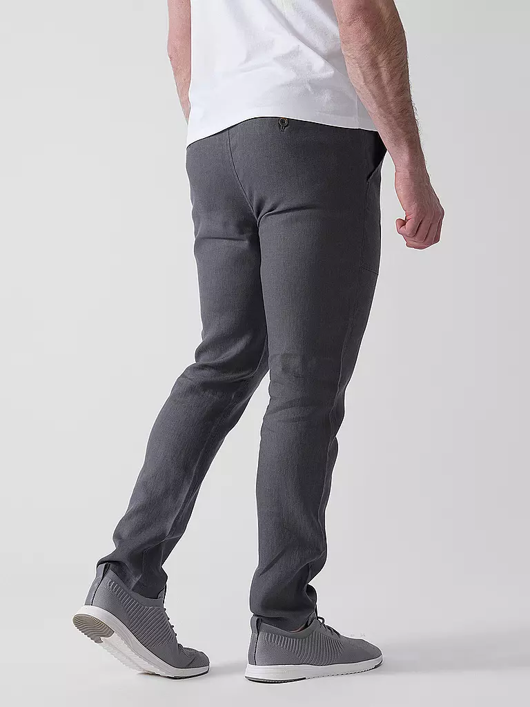 ECOALF | Leinenhose ETHICALF | grau