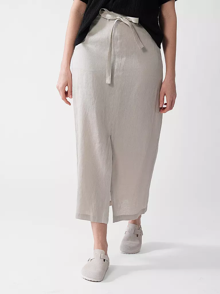 ECOALF | Leinenrock | grau