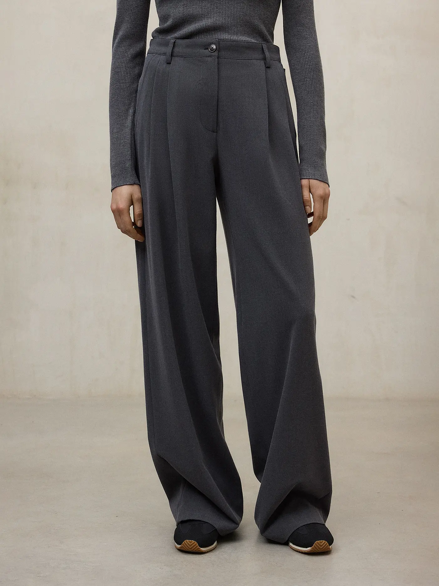 ECOALF | Marlenehose MIEL  | grau