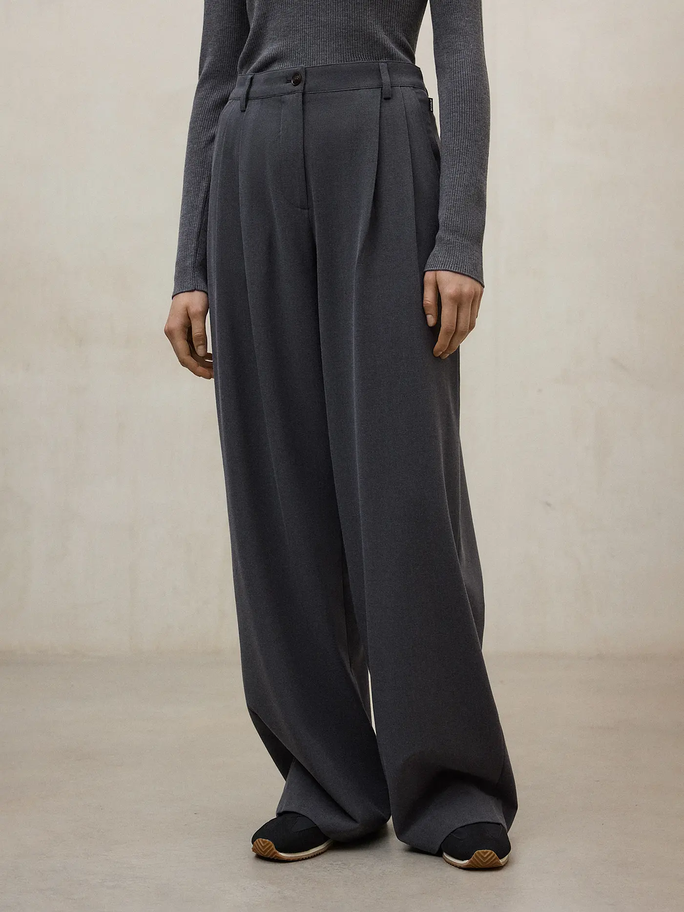 ECOALF | Marlenehose MIEL  | grau