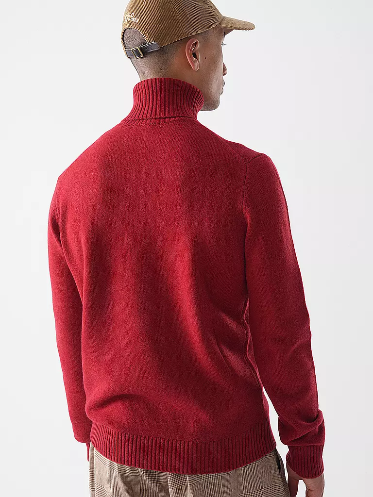 ECOALF | Rollkragenpullover  | Dunkelrot