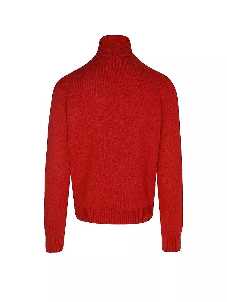 ECOALF | Rollkragenpullover  | Dunkelrot