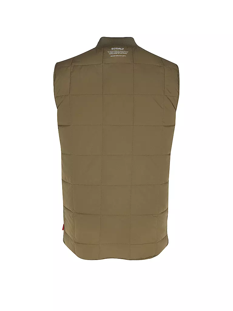 ECOALF | Steppgilet | dunkelrot