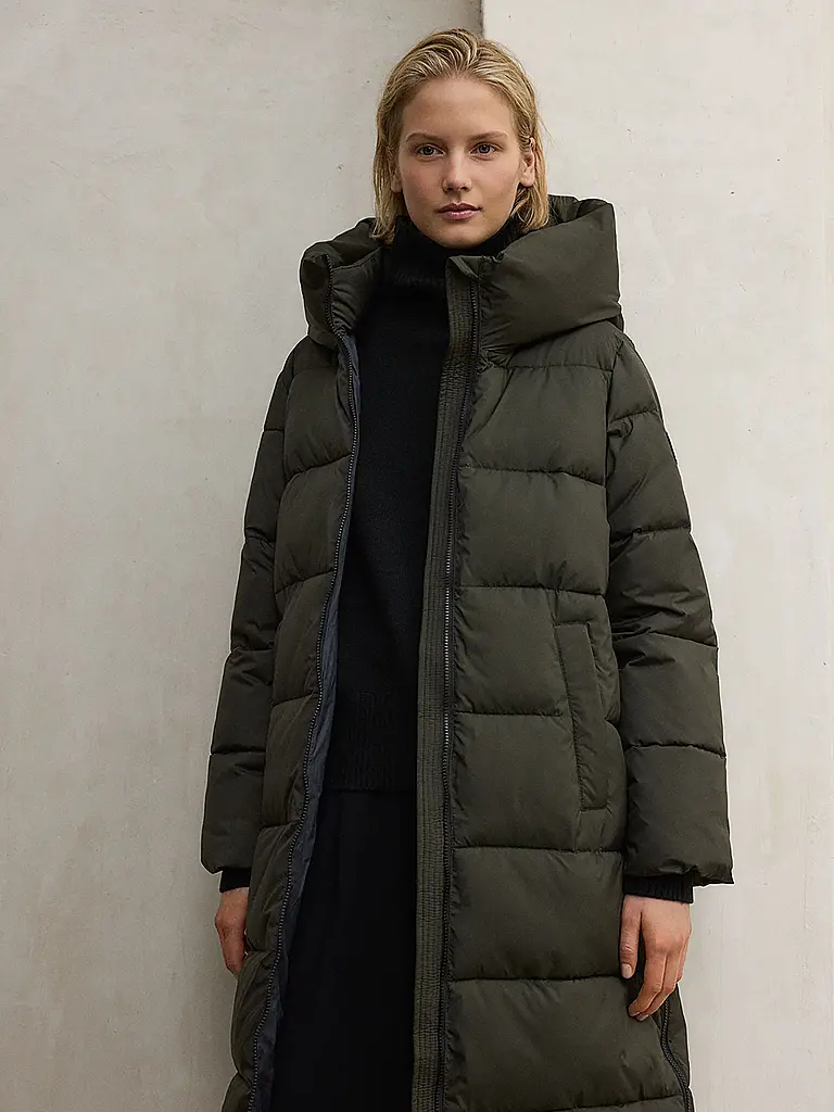 ECOALF | Steppmantel ARANDA | olive