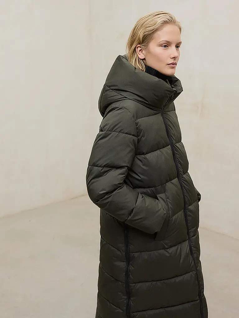 ECOALF | Steppmantel ARANDA | olive