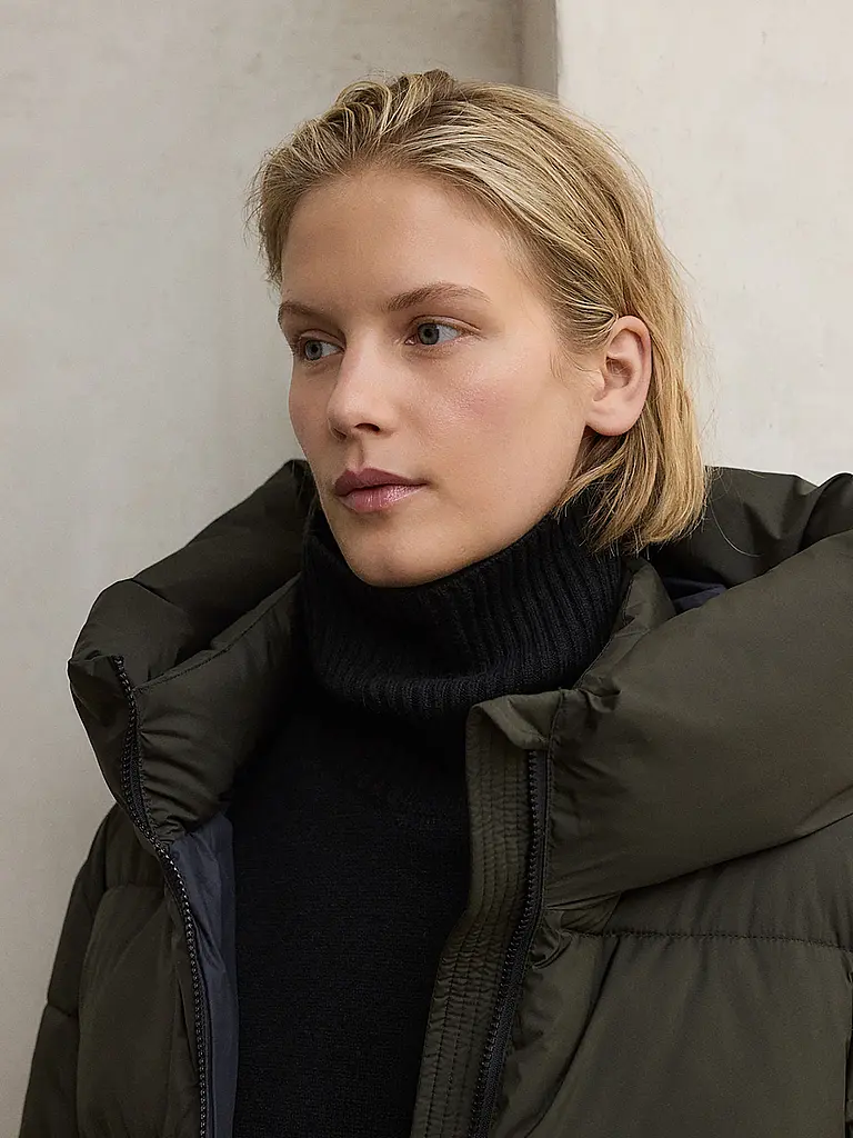 ECOALF | Steppmantel ARANDA | olive