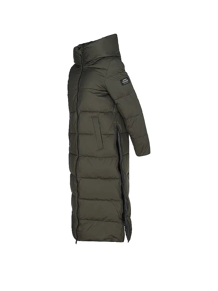 ECOALF | Steppmantel ARANDA | olive