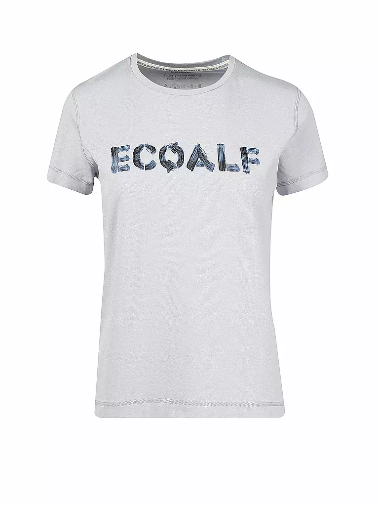 ECOALF | T Shirt " Lower Becouse " | blau