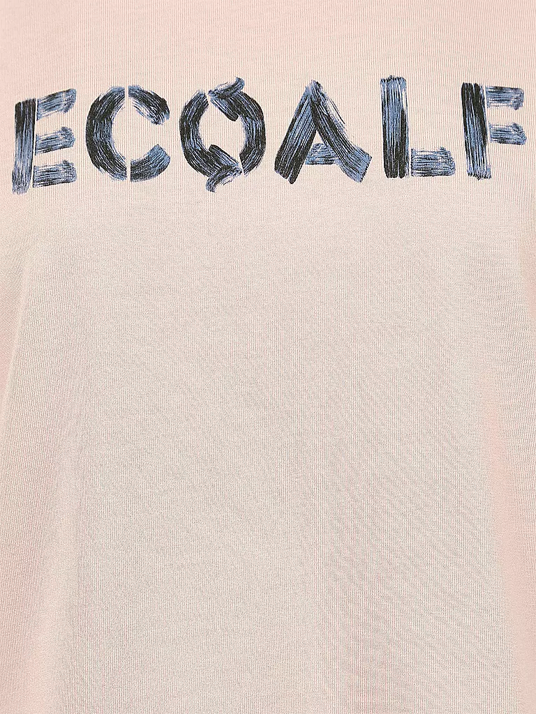 ECOALF | T Shirt " Lower Becouse " | rosa