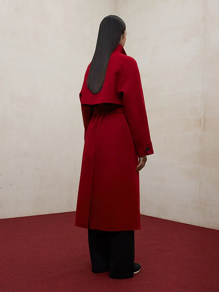 ECOALF | Wollmantel LORA | rot