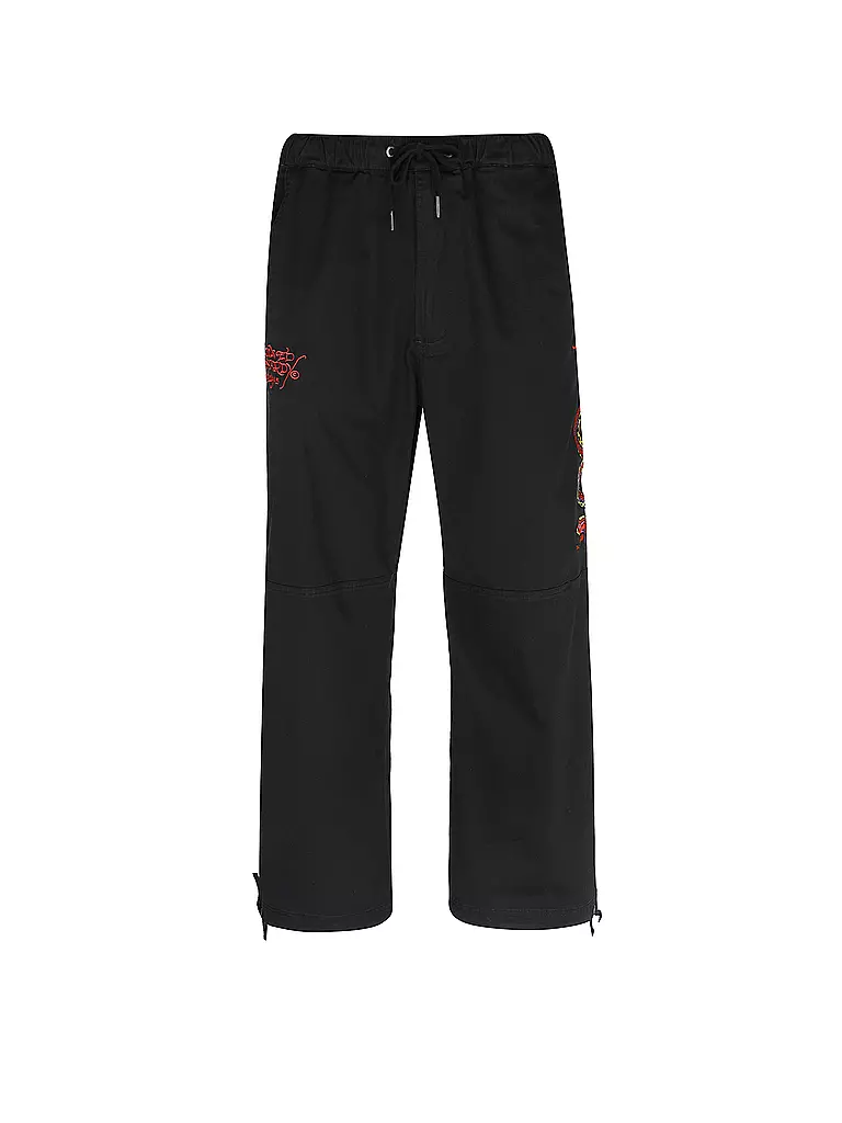 ED HARDY | Cargohose SNAKE-VIPER | schwarz