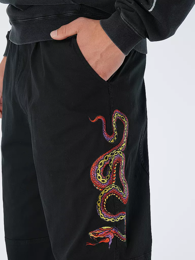ED HARDY | Cargohose SNAKE-VIPER | schwarz