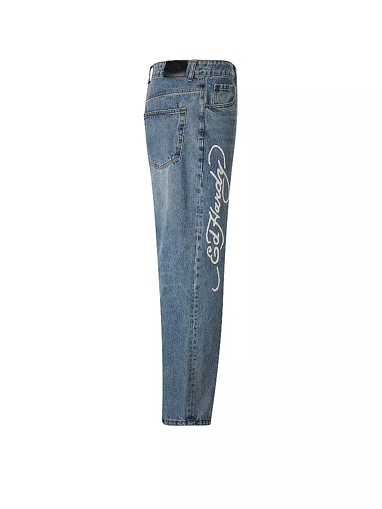 ED HARDY | Jeans Relaxed Fit FLAME SNAKE  | hellblau