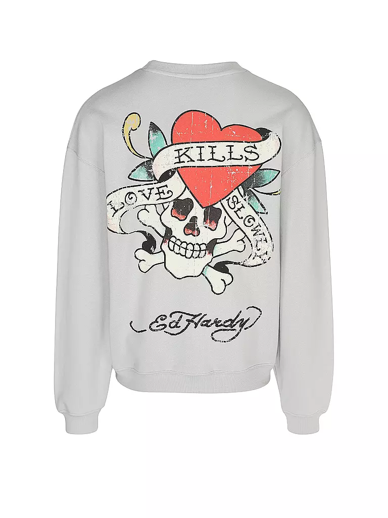 ED HARDY | Pullover SLOW-LOVE | grau