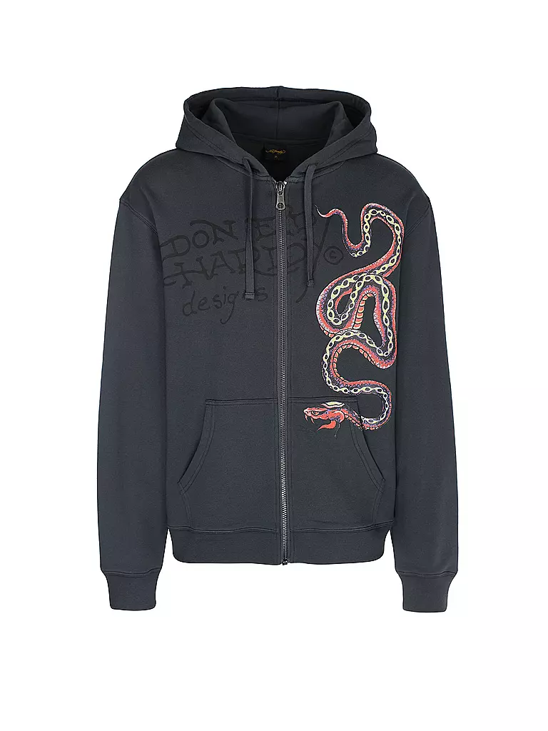 ED HARDY | Sweatjacke DRAG SNAKE  | grau