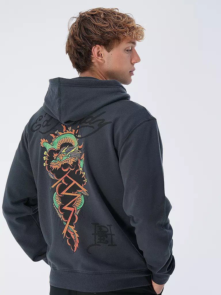 ED HARDY | Sweatjacke DRAG SNAKE  | grau