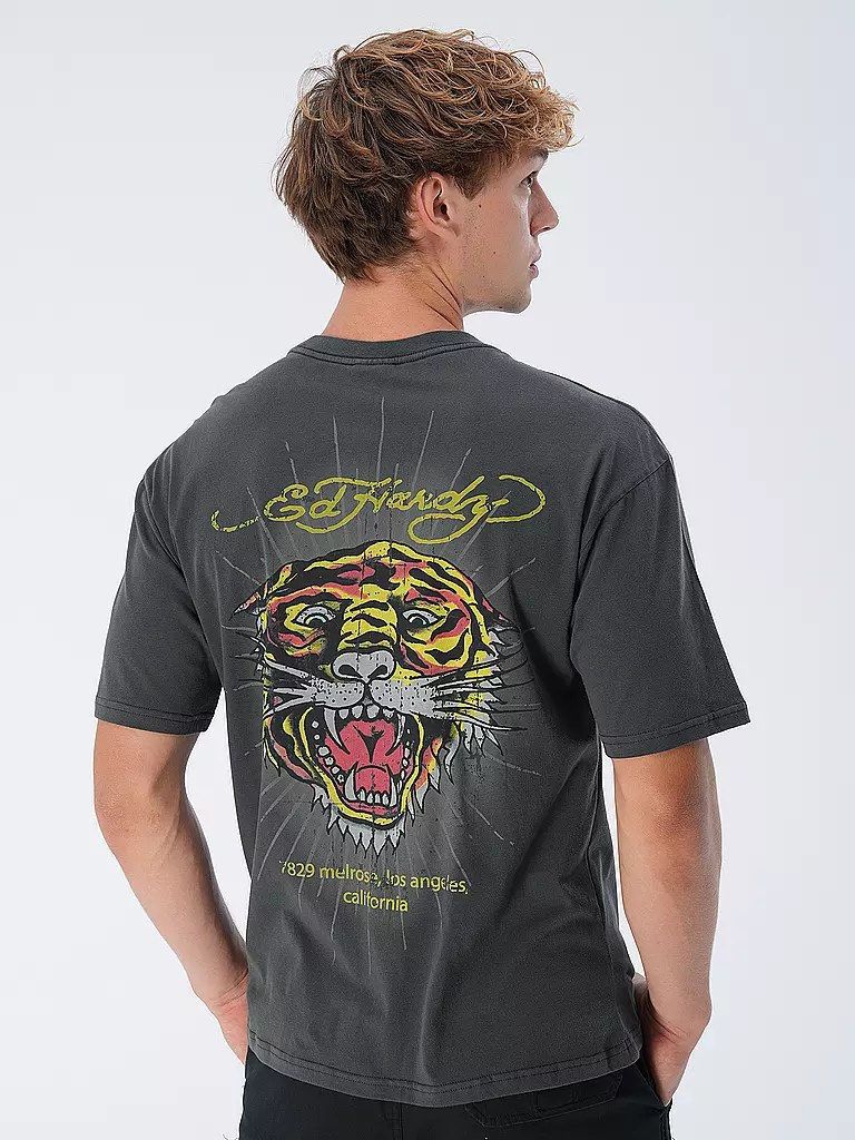 ED HARDY | T-Shirt  | grau