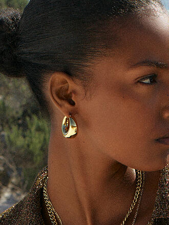 EDBLAD | Ohrringe BOYD HOOPS Gold