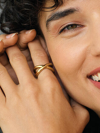 EDBLAD | Ring ALEXA Large Gold 