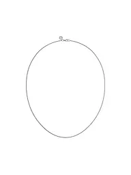 EDBLAD | Halskette CHARMENITY CHAIN CURB 45cm Steel | silber