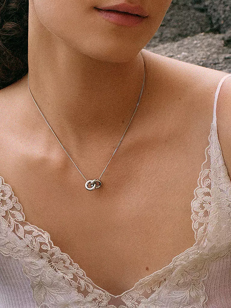 EDBLAD | Halskette CHUNKY ETERNAL NECKLACE Steel | silber