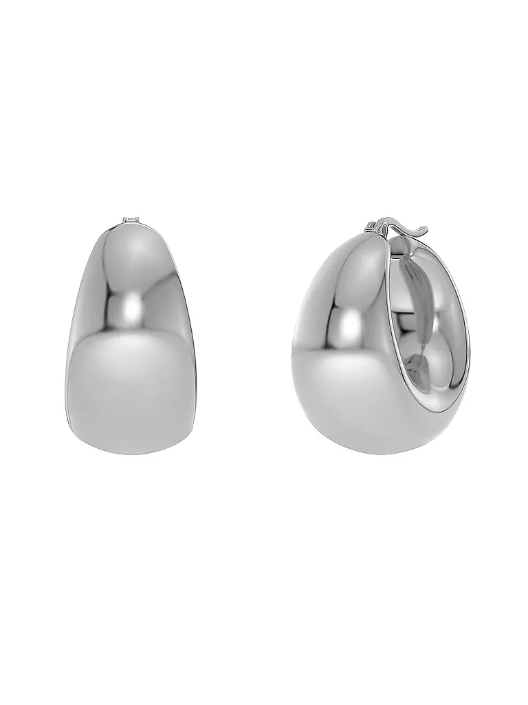 EDBLAD | Ohrringe BOYD HOOPS Steel | silber