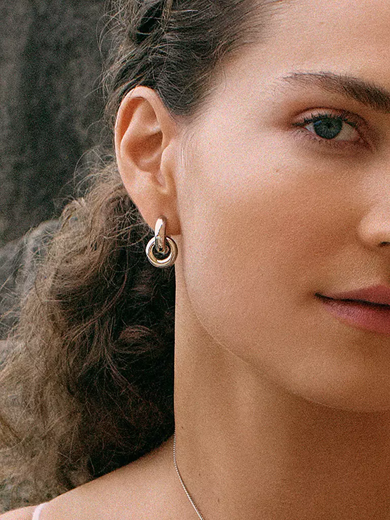 EDBLAD | Ohrringe CHUNKY ETERNAL EARRINGS  Steel | silber
