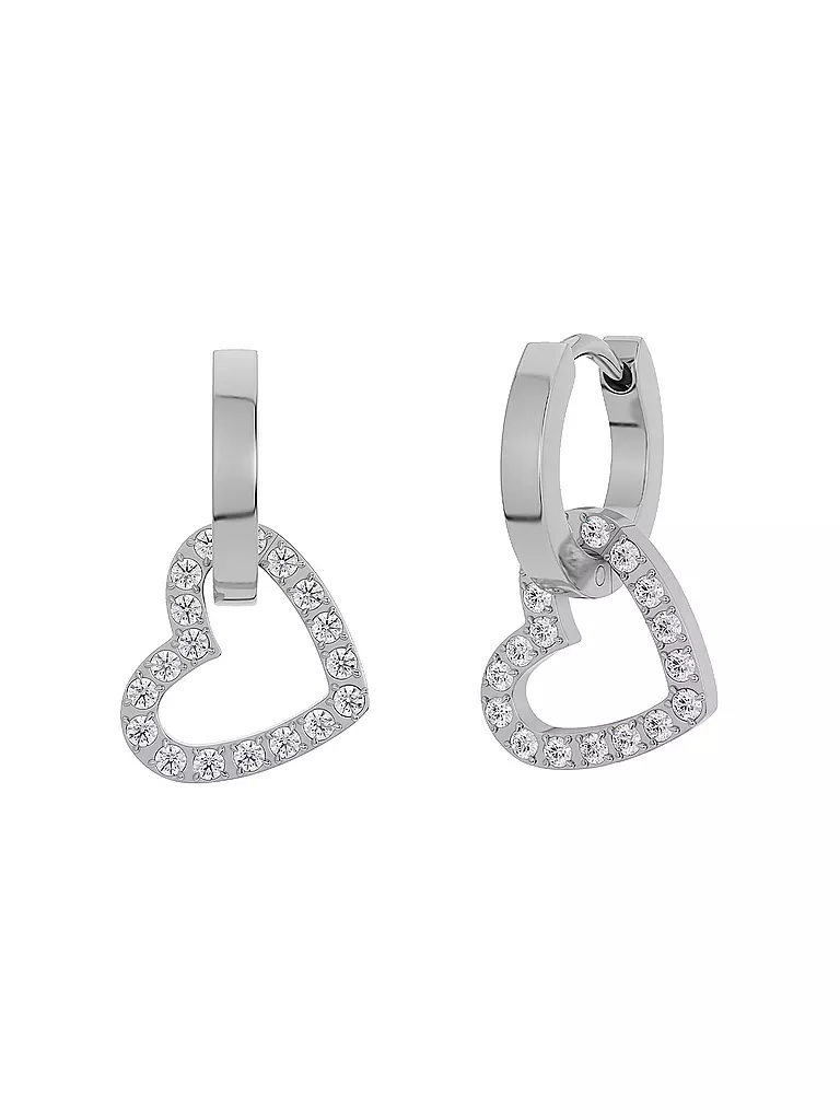 EDBLAD | Ohrringe ETERNAL HEART EARRING Steel | silber