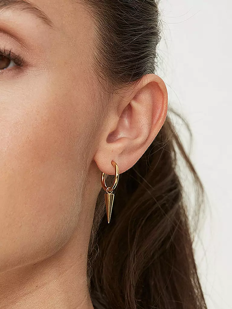 EDBLAD | Ohrringe PEAK HOOPS Gold | gold