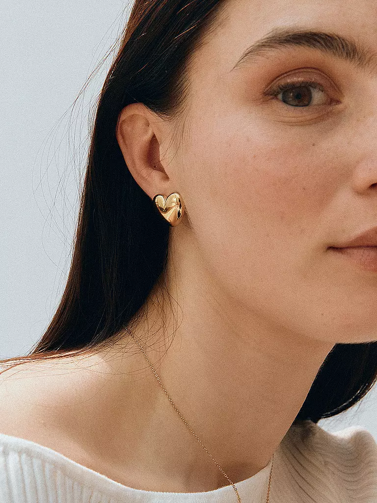 EDBLAD | Ohrstecker BARLEY STUDS Large Gold | gold
