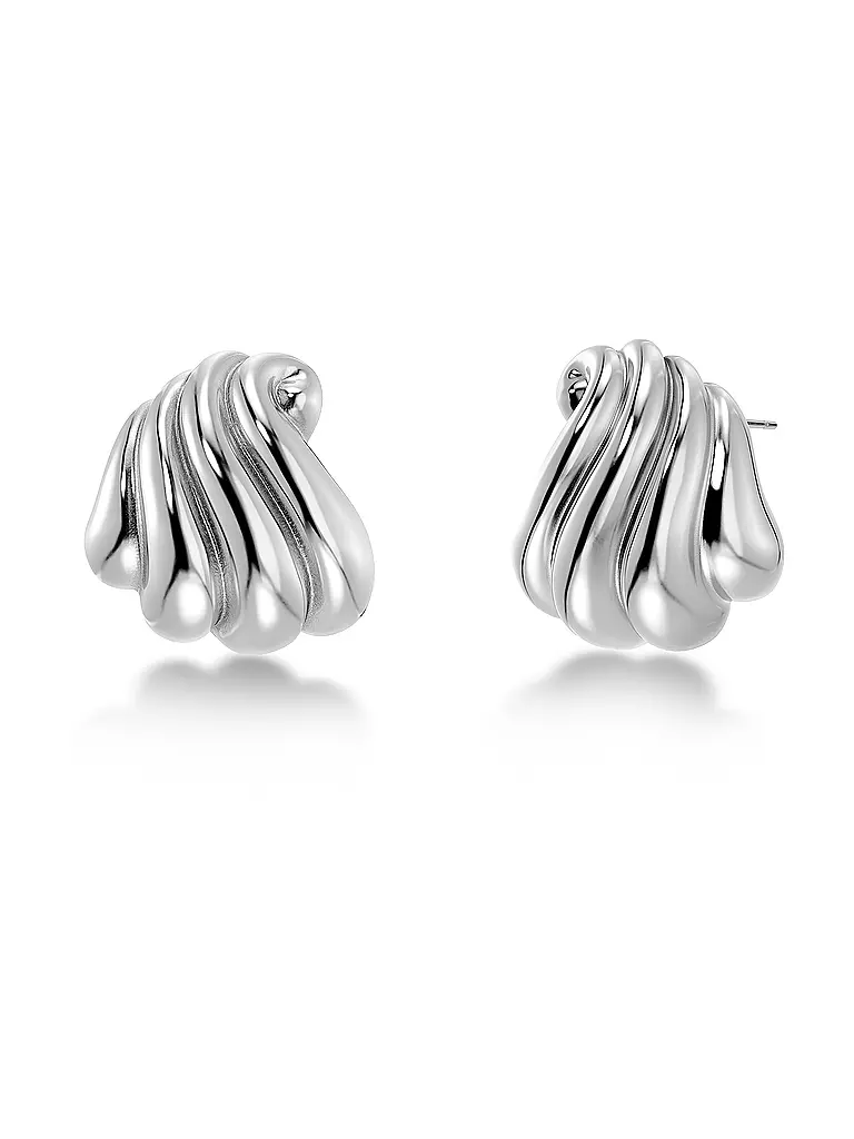 EDBLAD | Ohrstecker CORAZZA Large Steel | silber