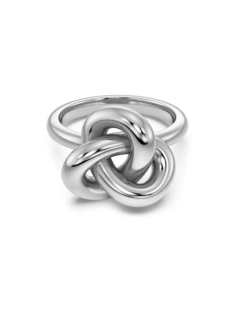 EDBLAD | Ring INFINITY KNOT RING Large Steel  | silber