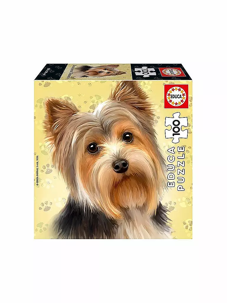 EDUCA | Puzzle Yorkshire Terrier 100 Teile | keine Farbe