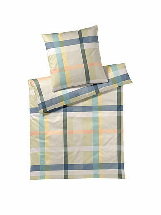 ELEGANTE | Satin-Bettwäsche 70x90cm/140x200cm NIGHT GARDEN Pistazei