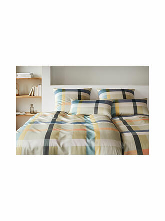 ELEGANTE | Satin-Bettwäsche 70x90cm/140x200cm NIGHT GARDEN Pistazei