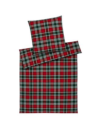 ELEGANTE | Flanell Bettwäsche MANCHESTER 70x90cm/140x200cm Rot