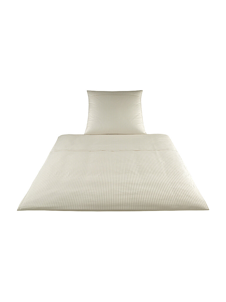 ELEGANTE Ropa de cama de damasco Milano 70x90cm/140x200cm Naturaleza beige