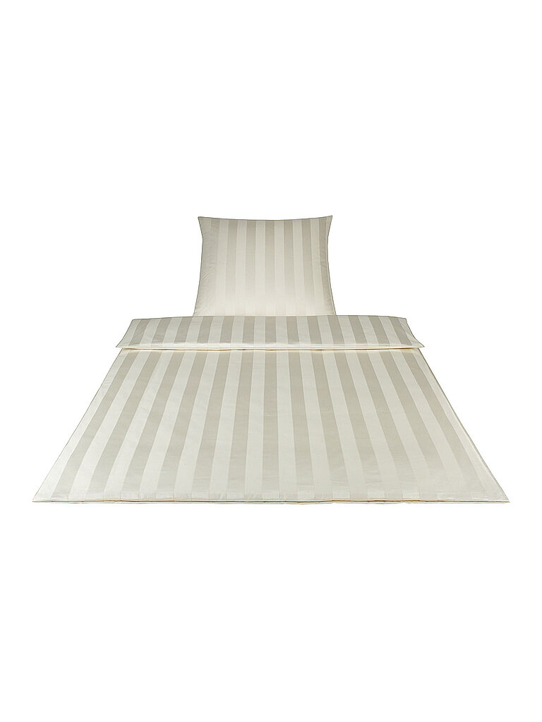 ELEGANTE Ropa de cama de damasco  70x90cm/140x200cm (Crema) crema