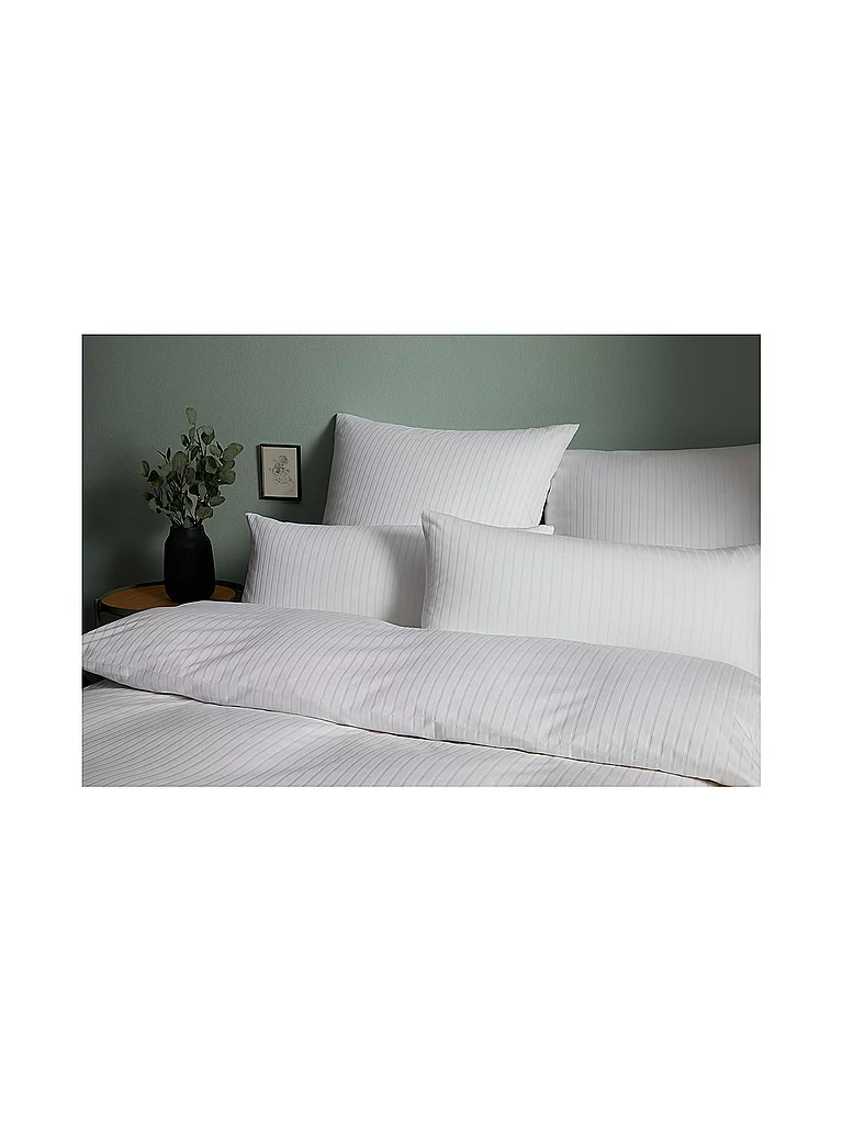ELEGANTE Juego de cama de punto Jersey SOLID 70x90cm / 140x200cm Blanco blanco