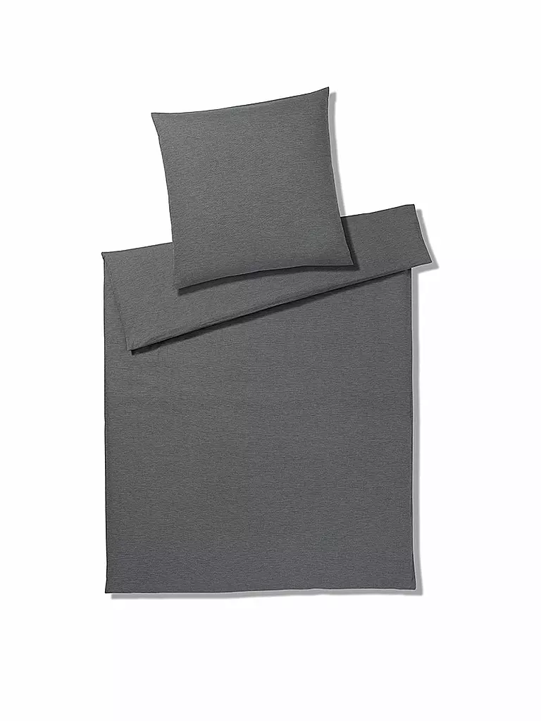 ELEGANTE | Flanell Bettwäsche Sheffield 70x90cm / 140x200cm | grau