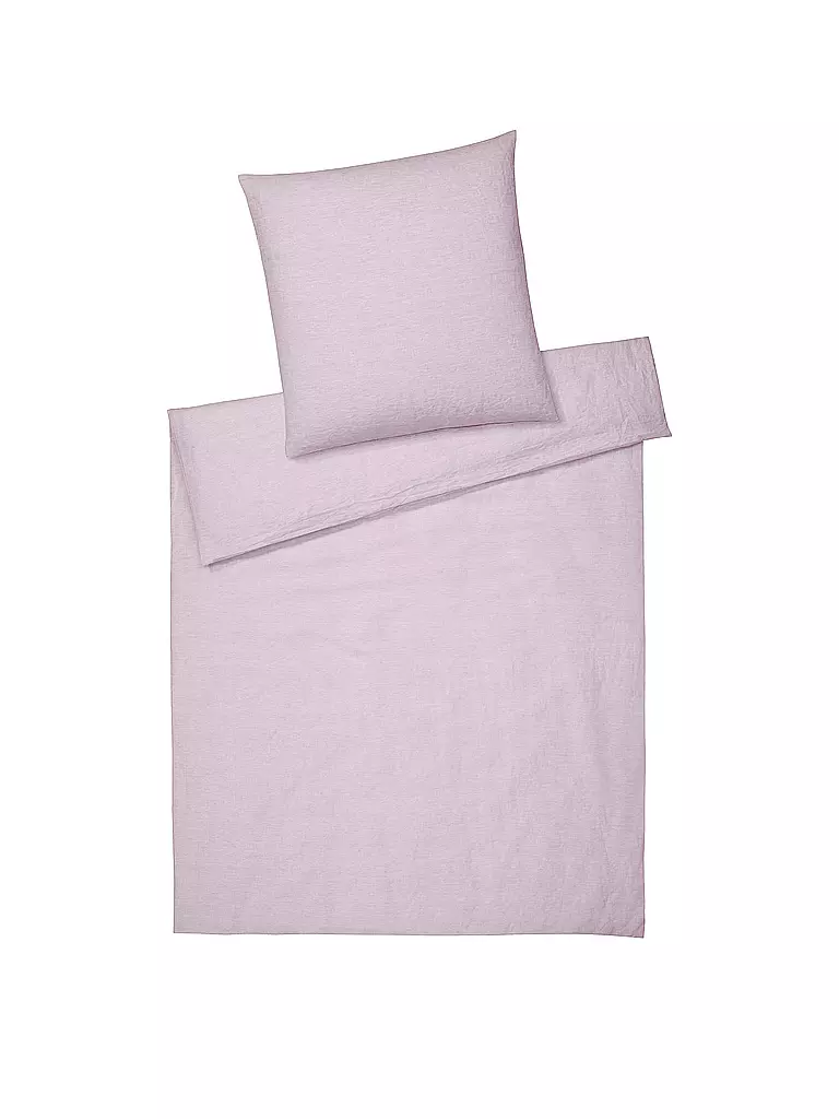 ELEGANTE | Halbleinen Bettwäsche Breeze 70x90cm/140x200cm Flieder  | lila
