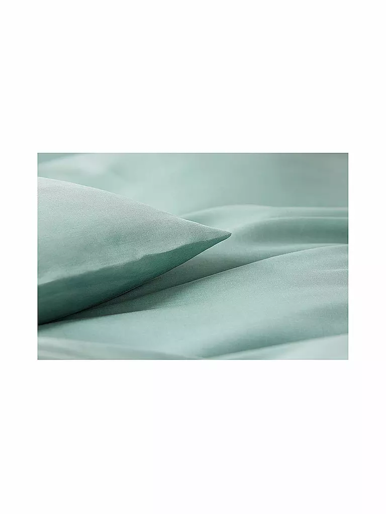 ELEGANTE | Halbleinen Bettwäsche Breeze 70x90cm/140x200cm Petrol | lila