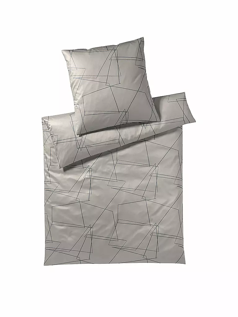 ELEGANTE | Jersey Bettwäsche 70x90cm/140x200cm Lines Braun | braun