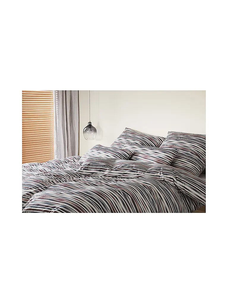 ELEGANTE | Jersey Bettwäsche DESIRE 140x200cm Puder | beere