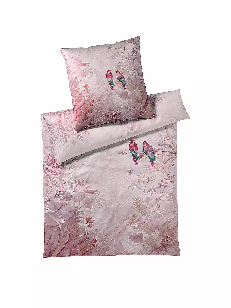 ELEGANTE | Satin Bettwäsche 70x90cm/140x200cm Belize Rose | rosa